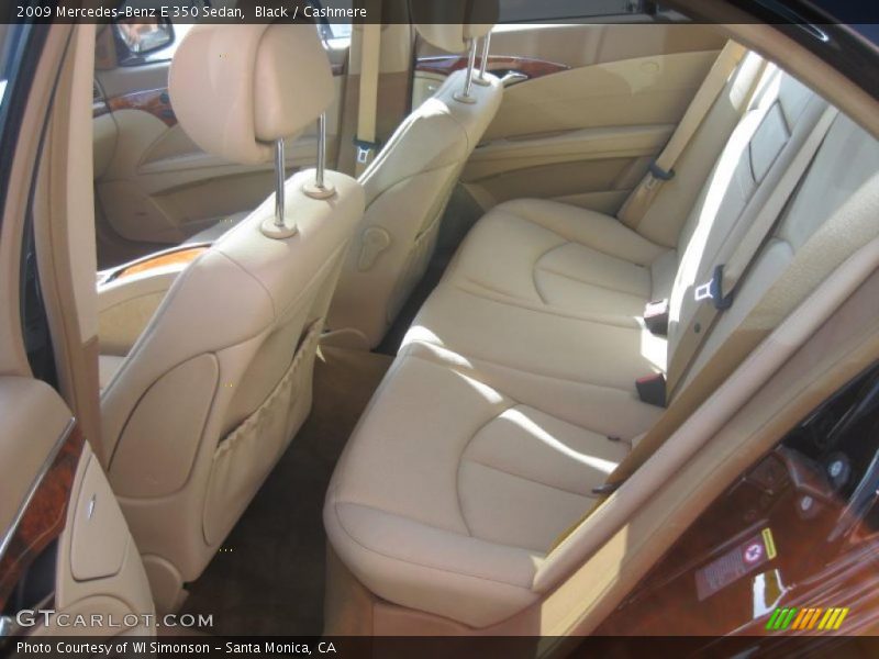 Black / Cashmere 2009 Mercedes-Benz E 350 Sedan