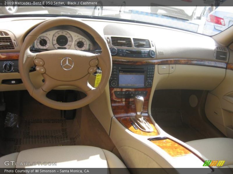 Black / Cashmere 2009 Mercedes-Benz E 350 Sedan