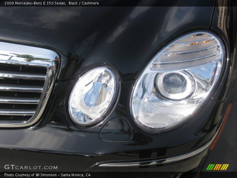 Black / Cashmere 2009 Mercedes-Benz E 350 Sedan