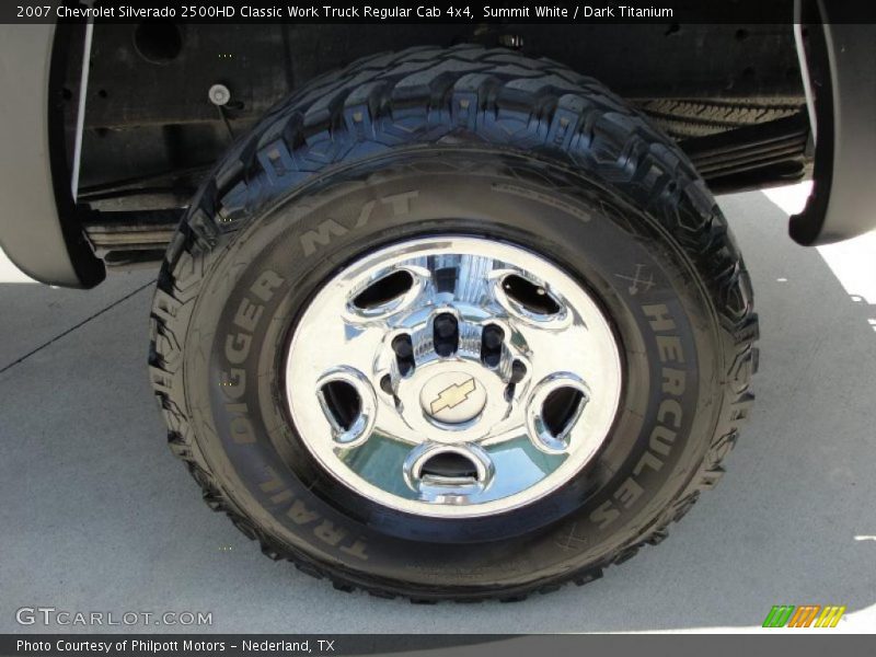 Summit White / Dark Titanium 2007 Chevrolet Silverado 2500HD Classic Work Truck Regular Cab 4x4