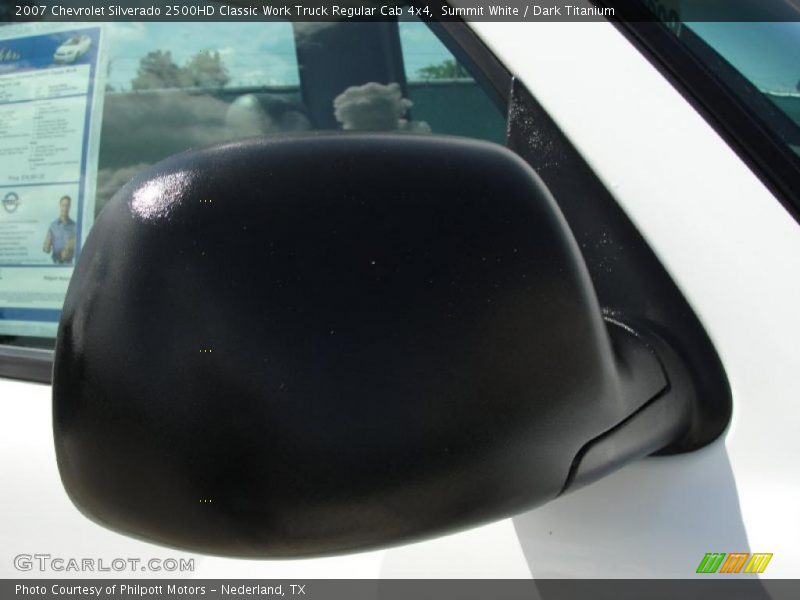 Summit White / Dark Titanium 2007 Chevrolet Silverado 2500HD Classic Work Truck Regular Cab 4x4