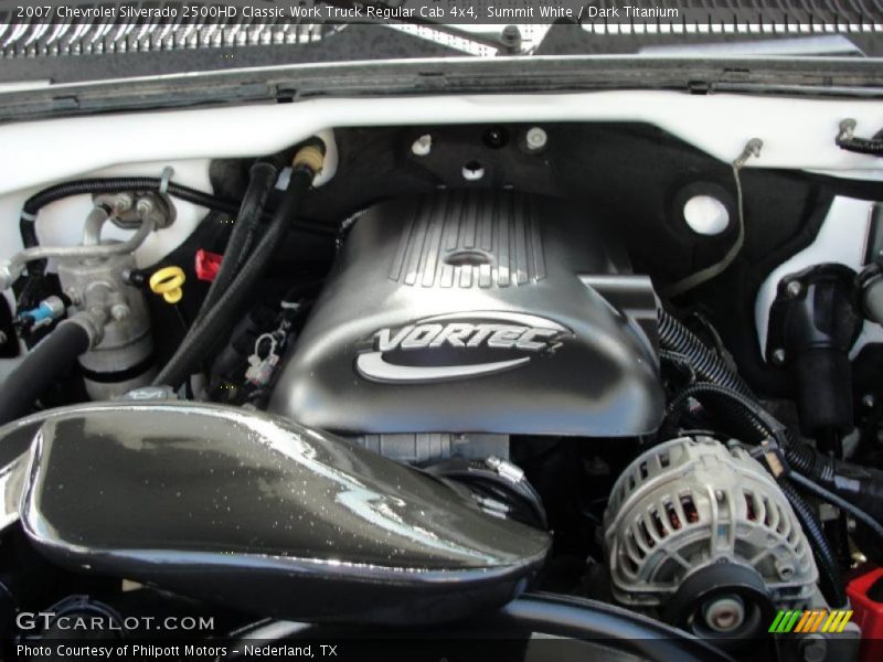 Summit White / Dark Titanium 2007 Chevrolet Silverado 2500HD Classic Work Truck Regular Cab 4x4