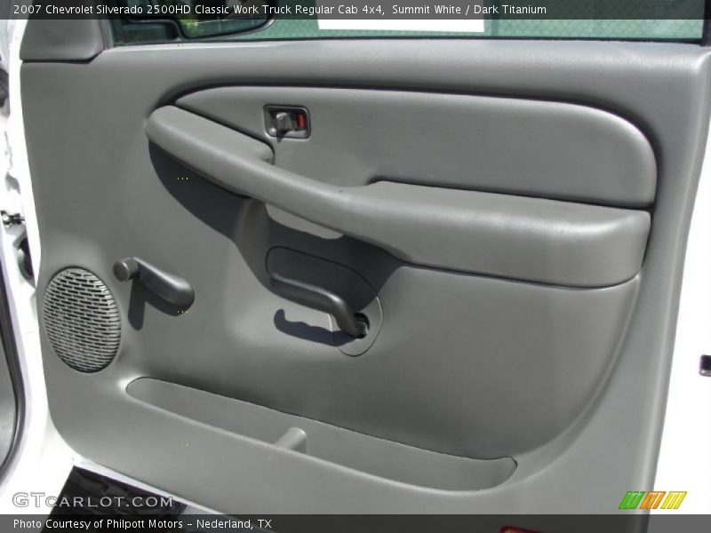 Summit White / Dark Titanium 2007 Chevrolet Silverado 2500HD Classic Work Truck Regular Cab 4x4