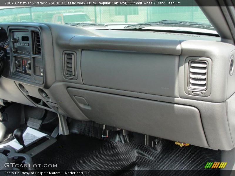 Summit White / Dark Titanium 2007 Chevrolet Silverado 2500HD Classic Work Truck Regular Cab 4x4