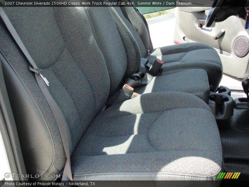 Summit White / Dark Titanium 2007 Chevrolet Silverado 2500HD Classic Work Truck Regular Cab 4x4