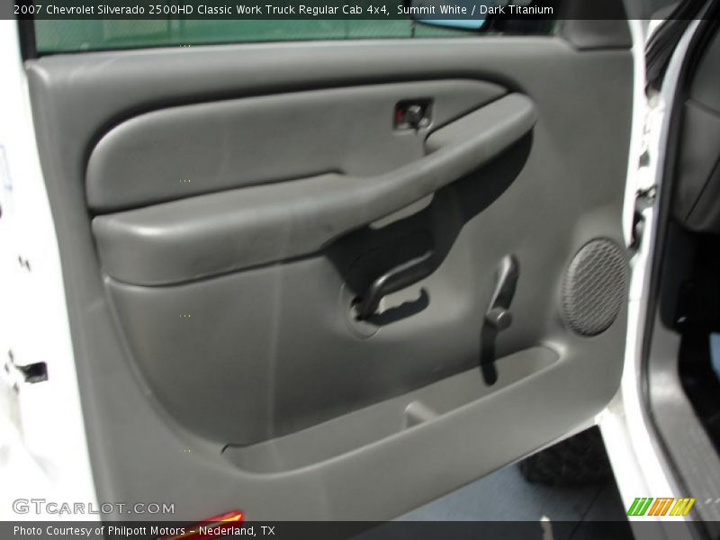 Summit White / Dark Titanium 2007 Chevrolet Silverado 2500HD Classic Work Truck Regular Cab 4x4
