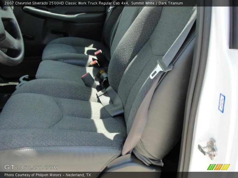 Summit White / Dark Titanium 2007 Chevrolet Silverado 2500HD Classic Work Truck Regular Cab 4x4