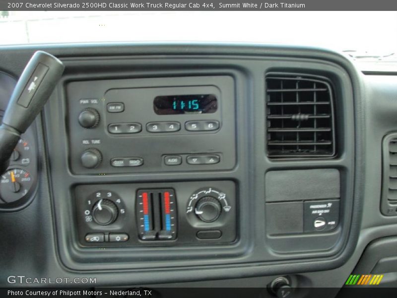 Summit White / Dark Titanium 2007 Chevrolet Silverado 2500HD Classic Work Truck Regular Cab 4x4