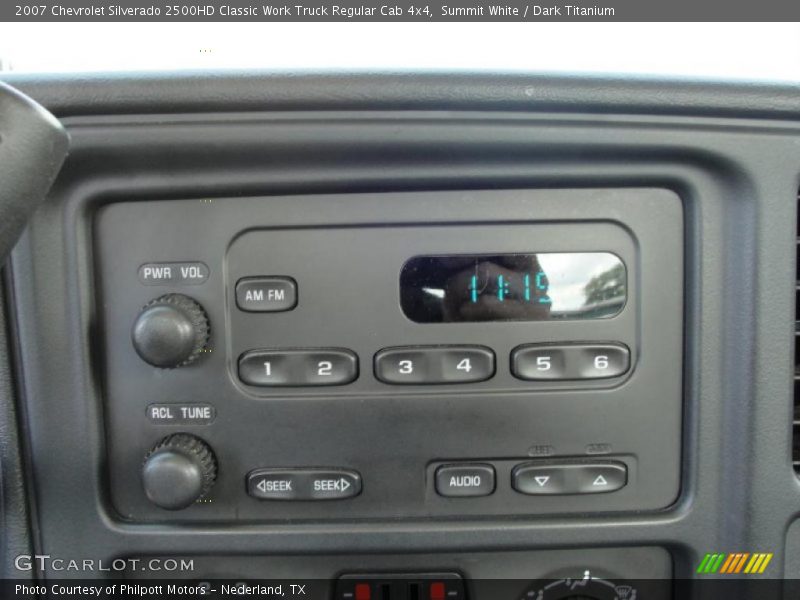 Summit White / Dark Titanium 2007 Chevrolet Silverado 2500HD Classic Work Truck Regular Cab 4x4