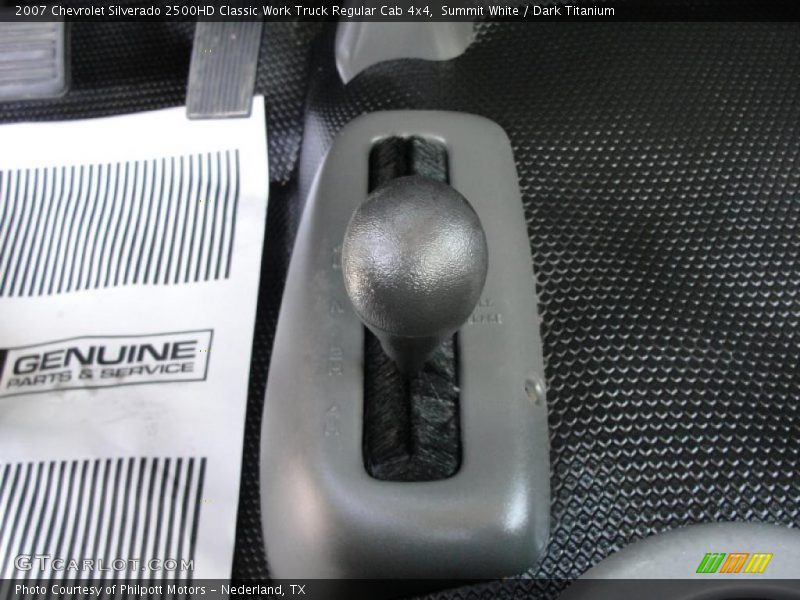 Summit White / Dark Titanium 2007 Chevrolet Silverado 2500HD Classic Work Truck Regular Cab 4x4