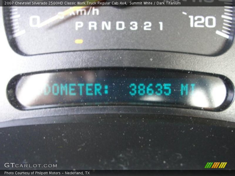 Summit White / Dark Titanium 2007 Chevrolet Silverado 2500HD Classic Work Truck Regular Cab 4x4