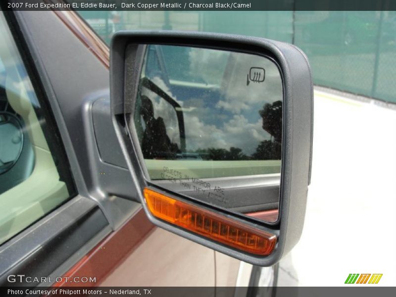 Dark Copper Metallic / Charcoal Black/Camel 2007 Ford Expedition EL Eddie Bauer