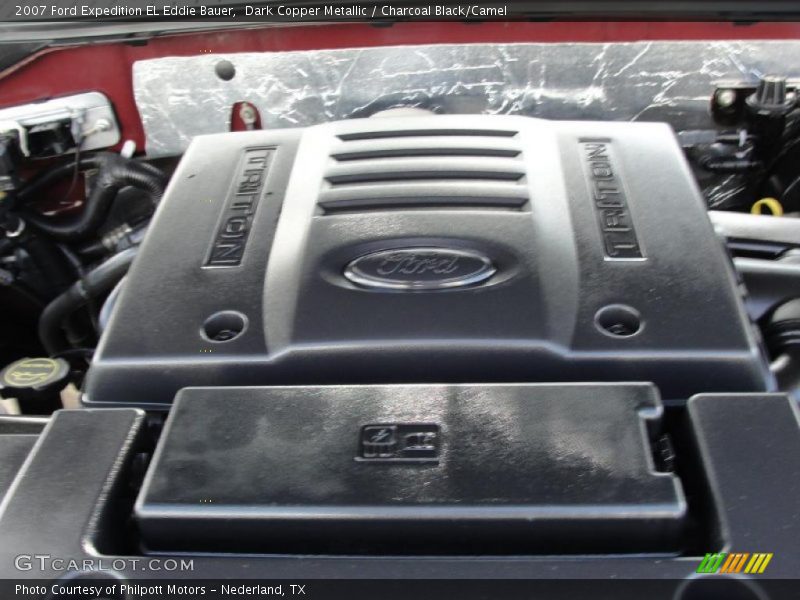 Dark Copper Metallic / Charcoal Black/Camel 2007 Ford Expedition EL Eddie Bauer