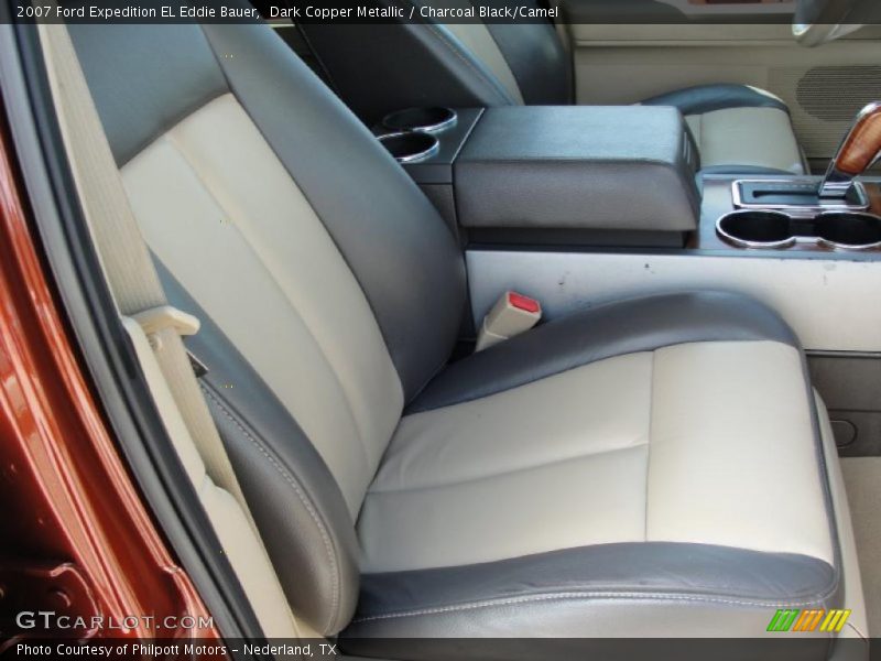 Dark Copper Metallic / Charcoal Black/Camel 2007 Ford Expedition EL Eddie Bauer