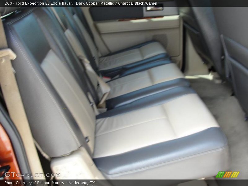 Dark Copper Metallic / Charcoal Black/Camel 2007 Ford Expedition EL Eddie Bauer