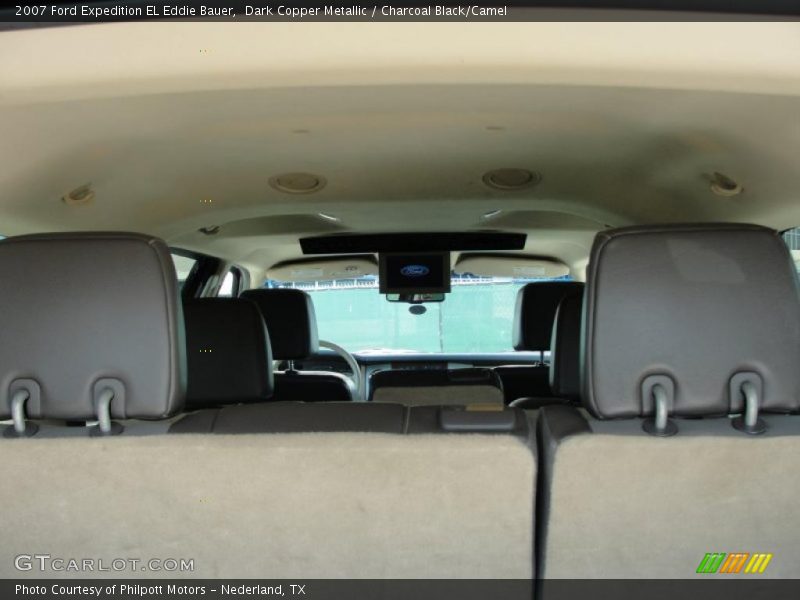 Dark Copper Metallic / Charcoal Black/Camel 2007 Ford Expedition EL Eddie Bauer