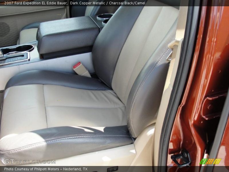 Dark Copper Metallic / Charcoal Black/Camel 2007 Ford Expedition EL Eddie Bauer