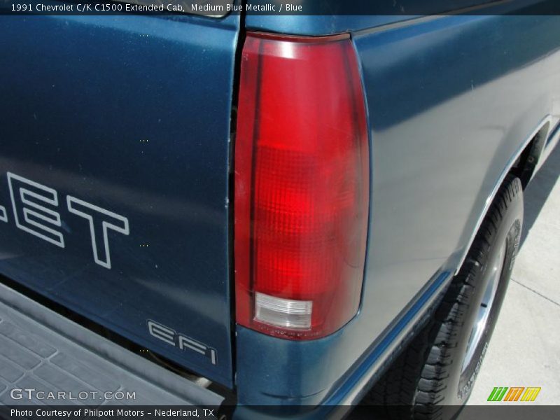 Medium Blue Metallic / Blue 1991 Chevrolet C/K C1500 Extended Cab
