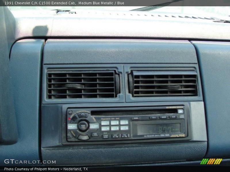 Medium Blue Metallic / Blue 1991 Chevrolet C/K C1500 Extended Cab