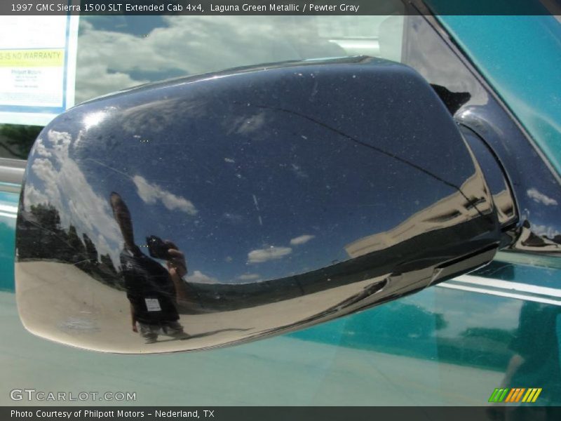 Laguna Green Metallic / Pewter Gray 1997 GMC Sierra 1500 SLT Extended Cab 4x4