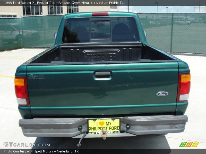Amazon Green Metallic / Medium Prairie Tan 1999 Ford Ranger XL Regular Cab