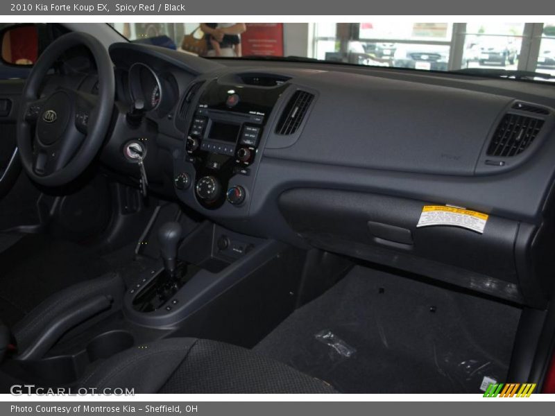 Spicy Red / Black 2010 Kia Forte Koup EX