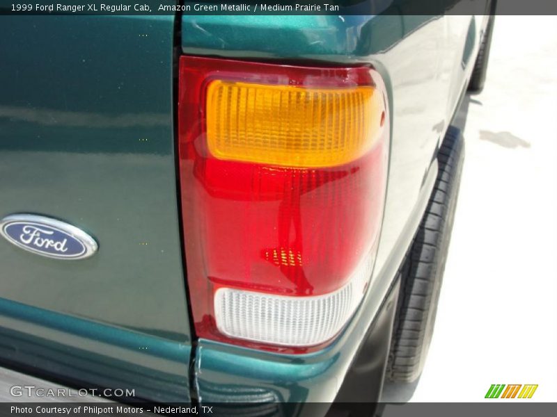 Amazon Green Metallic / Medium Prairie Tan 1999 Ford Ranger XL Regular Cab