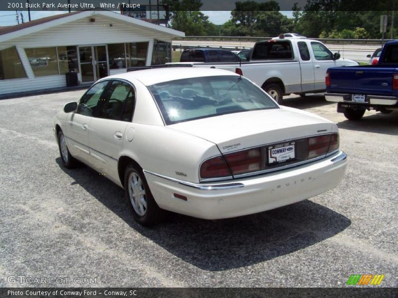 White / Taupe 2001 Buick Park Avenue Ultra