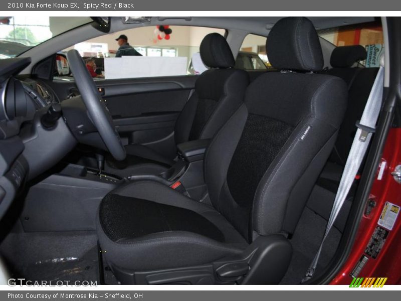 Spicy Red / Black 2010 Kia Forte Koup EX