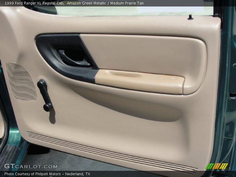 Amazon Green Metallic / Medium Prairie Tan 1999 Ford Ranger XL Regular Cab