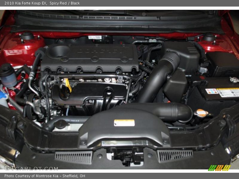 Spicy Red / Black 2010 Kia Forte Koup EX