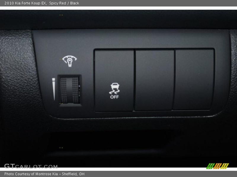 Spicy Red / Black 2010 Kia Forte Koup EX