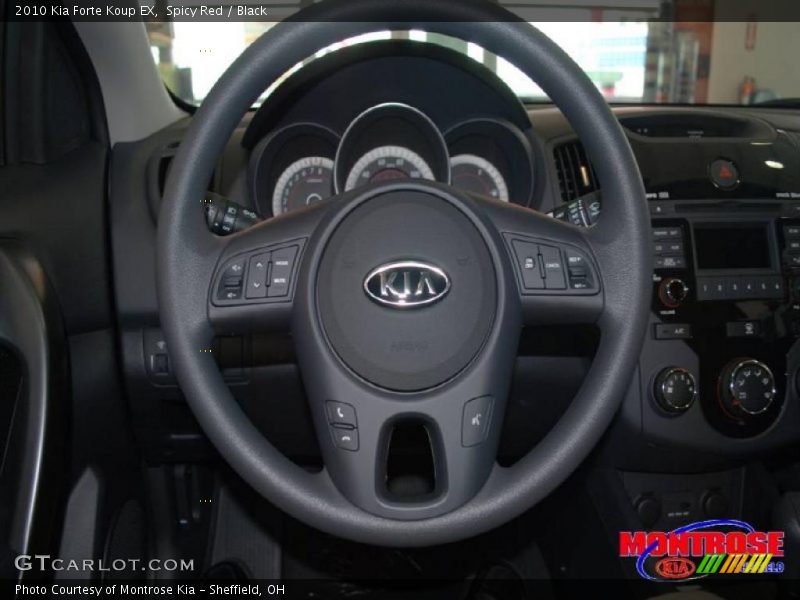 Spicy Red / Black 2010 Kia Forte Koup EX