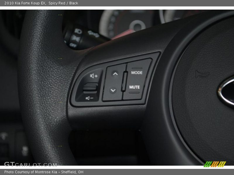 Spicy Red / Black 2010 Kia Forte Koup EX