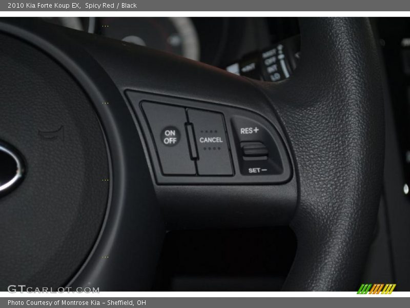 Spicy Red / Black 2010 Kia Forte Koup EX