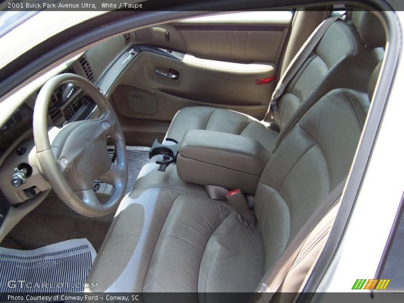 White / Taupe 2001 Buick Park Avenue Ultra