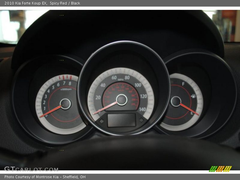 Spicy Red / Black 2010 Kia Forte Koup EX