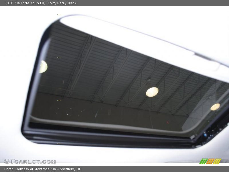 Spicy Red / Black 2010 Kia Forte Koup EX