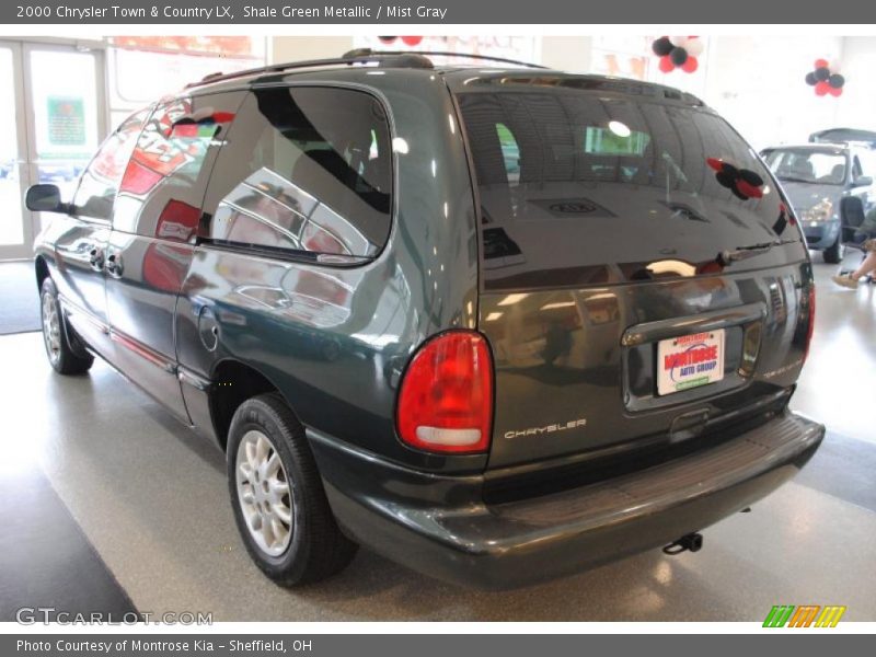 Shale Green Metallic / Mist Gray 2000 Chrysler Town & Country LX
