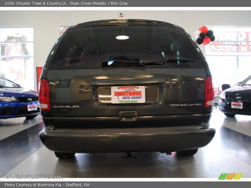 Shale Green Metallic / Mist Gray 2000 Chrysler Town & Country LX