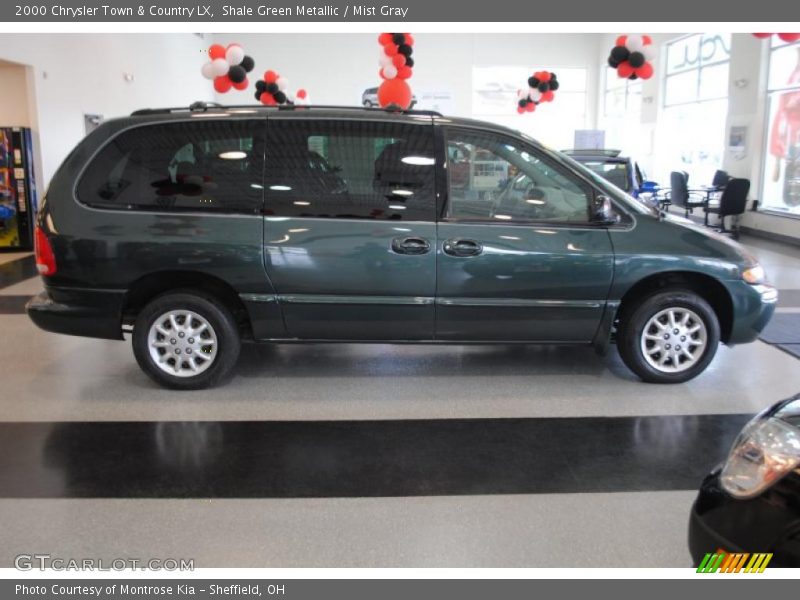 Shale Green Metallic / Mist Gray 2000 Chrysler Town & Country LX