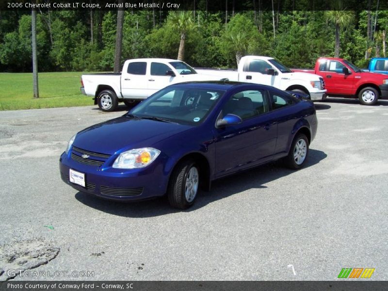 Arrival Blue Metallic / Gray 2006 Chevrolet Cobalt LT Coupe