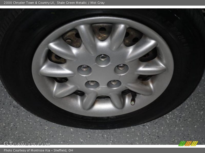 Shale Green Metallic / Mist Gray 2000 Chrysler Town & Country LX