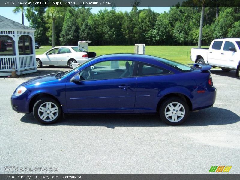 Arrival Blue Metallic / Gray 2006 Chevrolet Cobalt LT Coupe