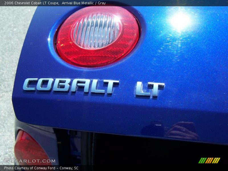 Arrival Blue Metallic / Gray 2006 Chevrolet Cobalt LT Coupe