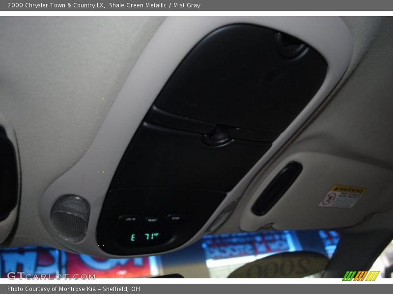 Shale Green Metallic / Mist Gray 2000 Chrysler Town & Country LX