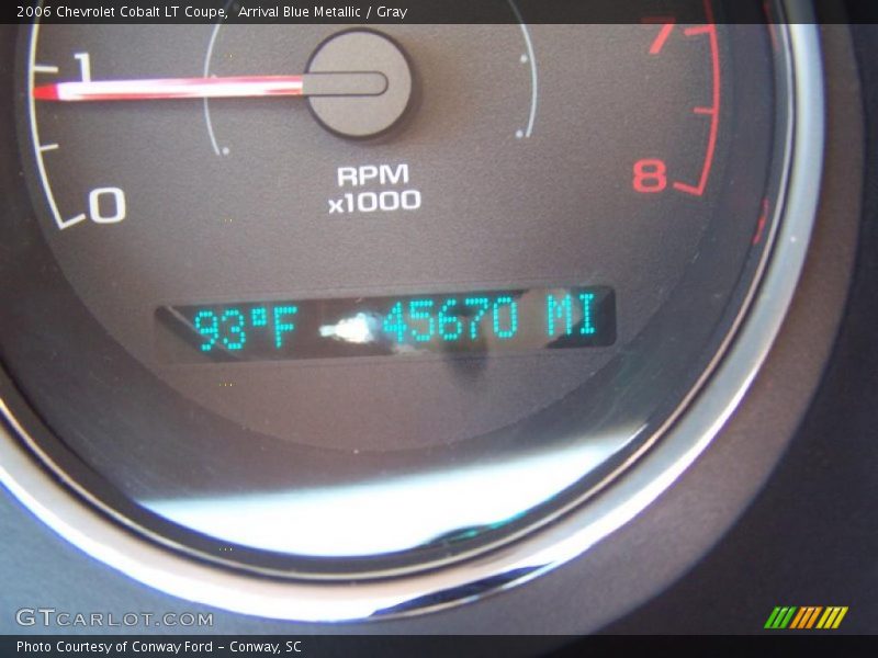 Arrival Blue Metallic / Gray 2006 Chevrolet Cobalt LT Coupe