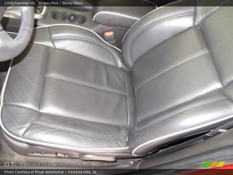 Victory Red / Ebony Black 2008 Hummer H3