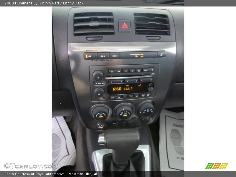 Victory Red / Ebony Black 2008 Hummer H3
