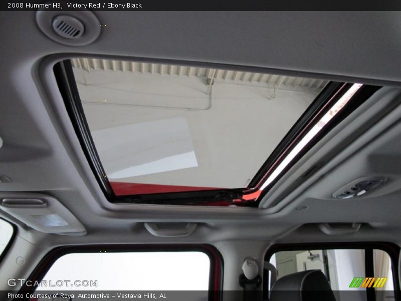 Victory Red / Ebony Black 2008 Hummer H3